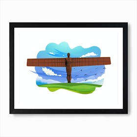 Angel of the North Art Print