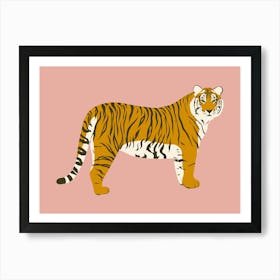 Tiger - Pink Poster