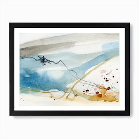 Summer Rain Storm Art Print