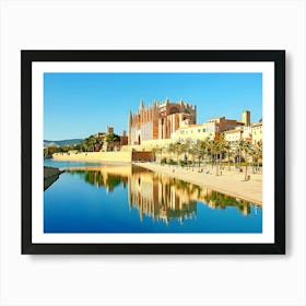 The Cathedral Of Santa Maria Of Palma In Palma, Mallorca Art Print