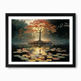 Lily Pond 1 Art Print