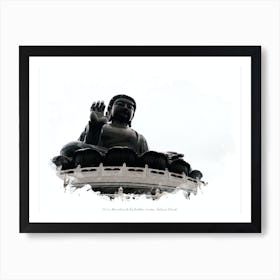 Po Lin Monastery & Big Buddha, Lantau, Outlying Islands Art Print