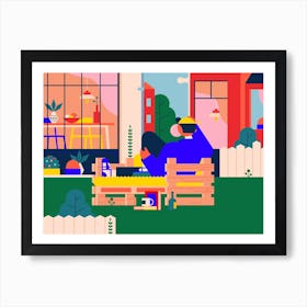 Pelouse Art Print