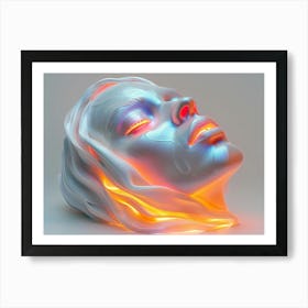 Face Of A Woman 1 Art Print