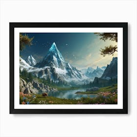 Mountain Landscape 1 Art Print