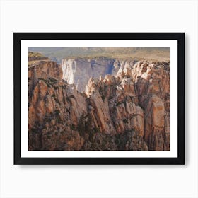 Rugged Rocky Cliffs Art Print