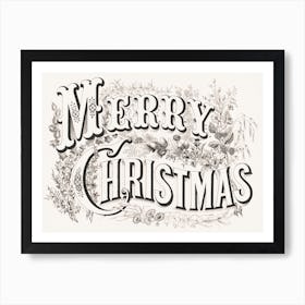 Merry Christmas Art Print