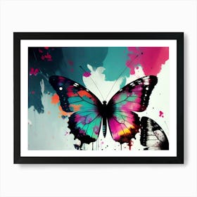 Butterfly Painting 191 Art Print