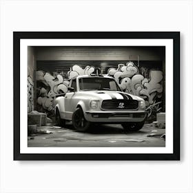 Graffiti Truck Art Print