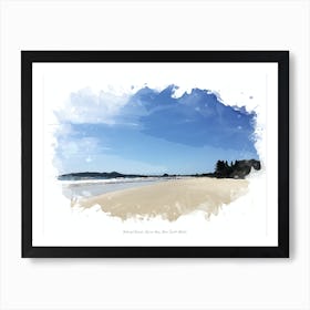 Belongil Beach, Byron Bay, New South Wales Art Print