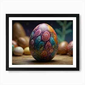 Giant Easter Egg Art Print