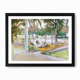 Figure In Hammock, Florida (1917), John Singer Sargent Art Print