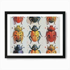 Beetle Painting Art Print