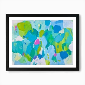 Abstract in Brilliant Colors Art Print