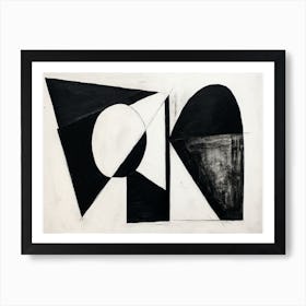 'Black And White' 2 Art Print