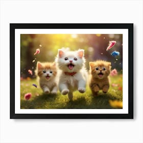 Cute Kittens 1 Art Print