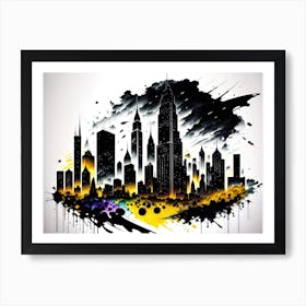 New York City Skyline 7 Art Print