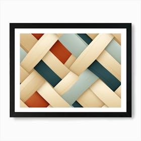 Woven Pattern Art Print