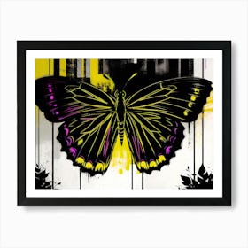 Butterfly In The City 3 Art Print