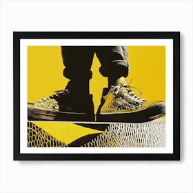 Snakeskin Shoes Art Print