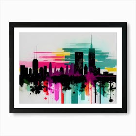 New York City Skyline 94 Art Print