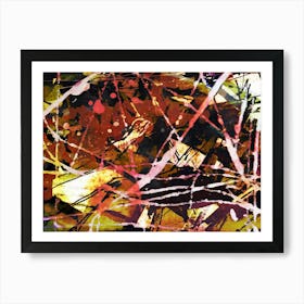 Abstract geometry Painting Art Print