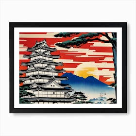 Japanese Pagoda Art Print