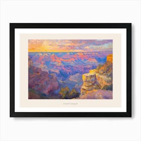 Western Sunset Landscapes Grand Canyon Arizona 3 Poster Art Print