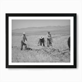 Untitled Photo, Possibly Related To Members Of The Fsa (Farm Security Administration) Cooperative Ditcher Art Print