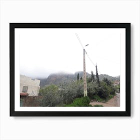 Village In The Mountains Art Print