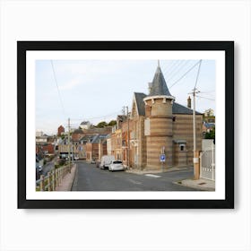 Ault town, Picardy, northern France 2 Art Print