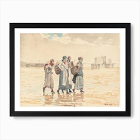 Four Fishwives On The Beach (1881), Winslow Homer Art Print