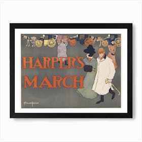 Harper's March, Edward Penfield (2) Art Print