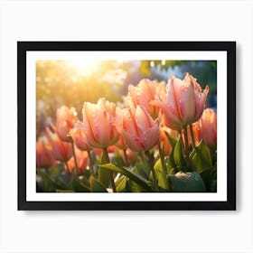 Pink Tulips 4 Art Print