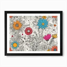 Floral Pattern 4 Art Print