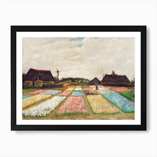 Flower Beds In Holland, Vincent Van Gogh Art Print