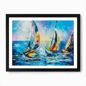 Regatta II Art Print