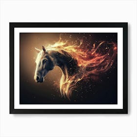 Fire Horse 2 Art Print