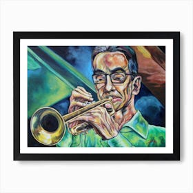 Jazz Trumpeter Art Print