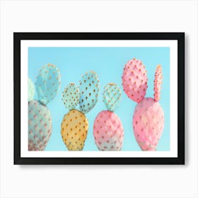 California Dreaming - Colorful Cactus Art Print