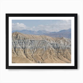 The Himalayas In Mustang, Tibetan Kingdom In Nepal Art Print