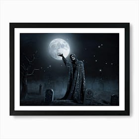 Graveyard Ghost 2 Art Print