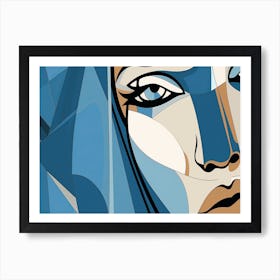 Face Of A Woman 1 Art Print