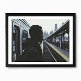 Portrait Of A Young Black Man Art Print