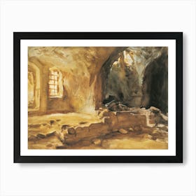 Ruined Cellar Arras (1918), John Singer Sargent Art Print