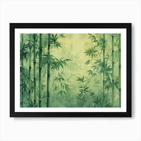 Bamboo Forest (5) Art Print