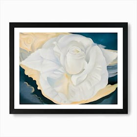 Georgia O'Keeffe - White Calico Rose, 1930 1 Art Print