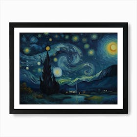 Starry Night Art Print