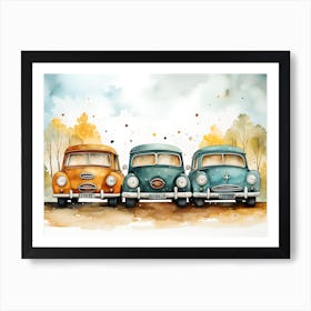 Adorable Journeys Watercolor Wonders Art Print