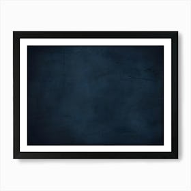 Blue Grunge Texture 5 Art Print